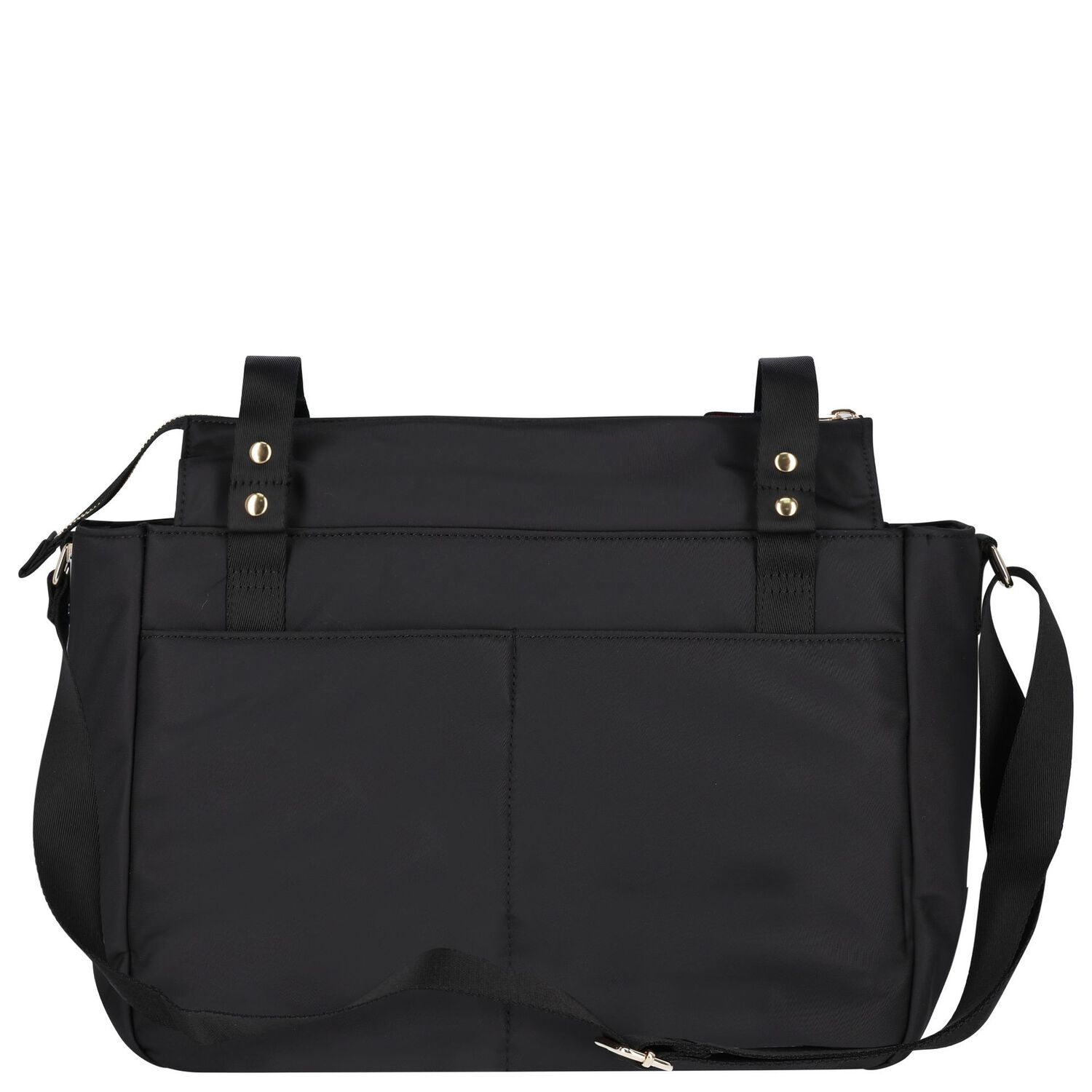 Black Logo Baby Changing Bag, 1, hi-res