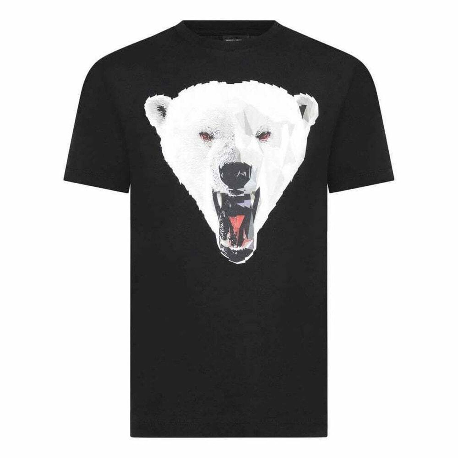Boys Black Bear T-Shirt, 1, hi-res