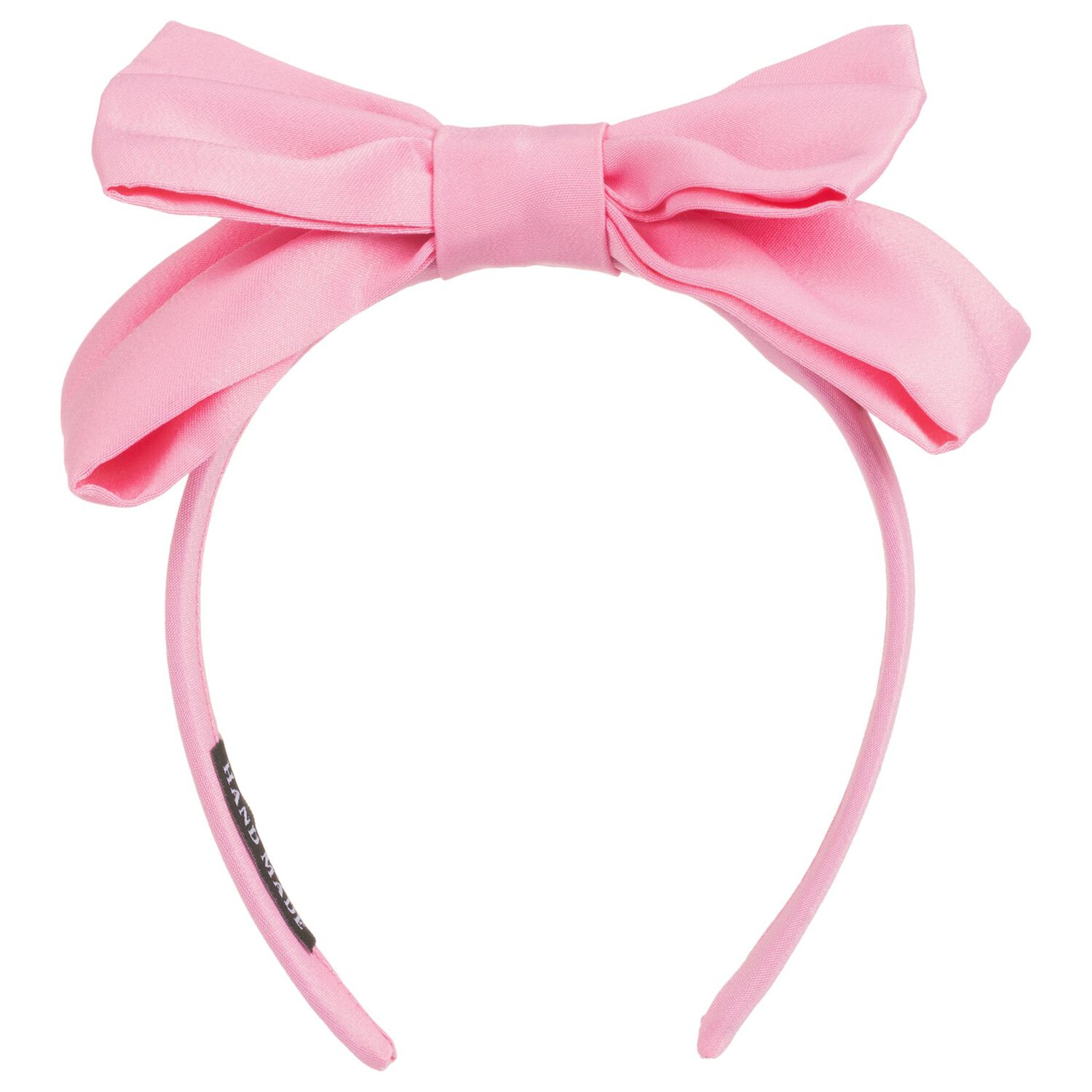 Girls Pink Bow Headband, 3, hi-res