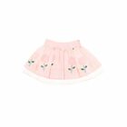Girls Pink Flower Skirt, 1, hi-res
