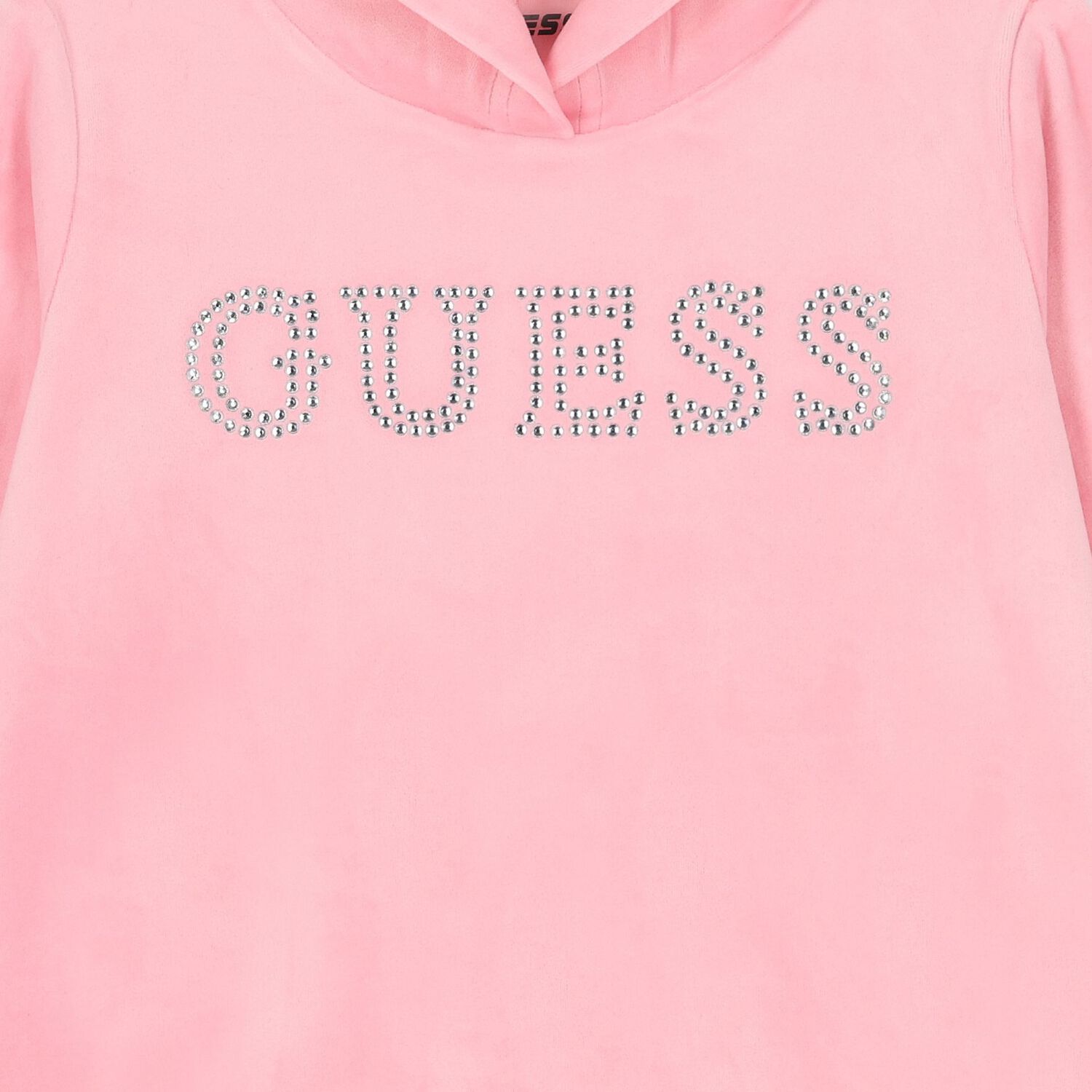 Girls Pink Logo Hooded Top, 1, hi-res image number null