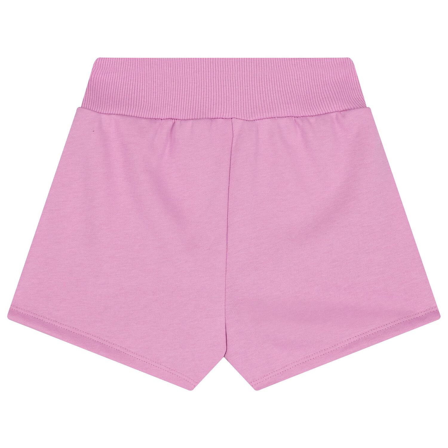 Girls Beige & Pink Logo Shorts Set, 1, hi-res
