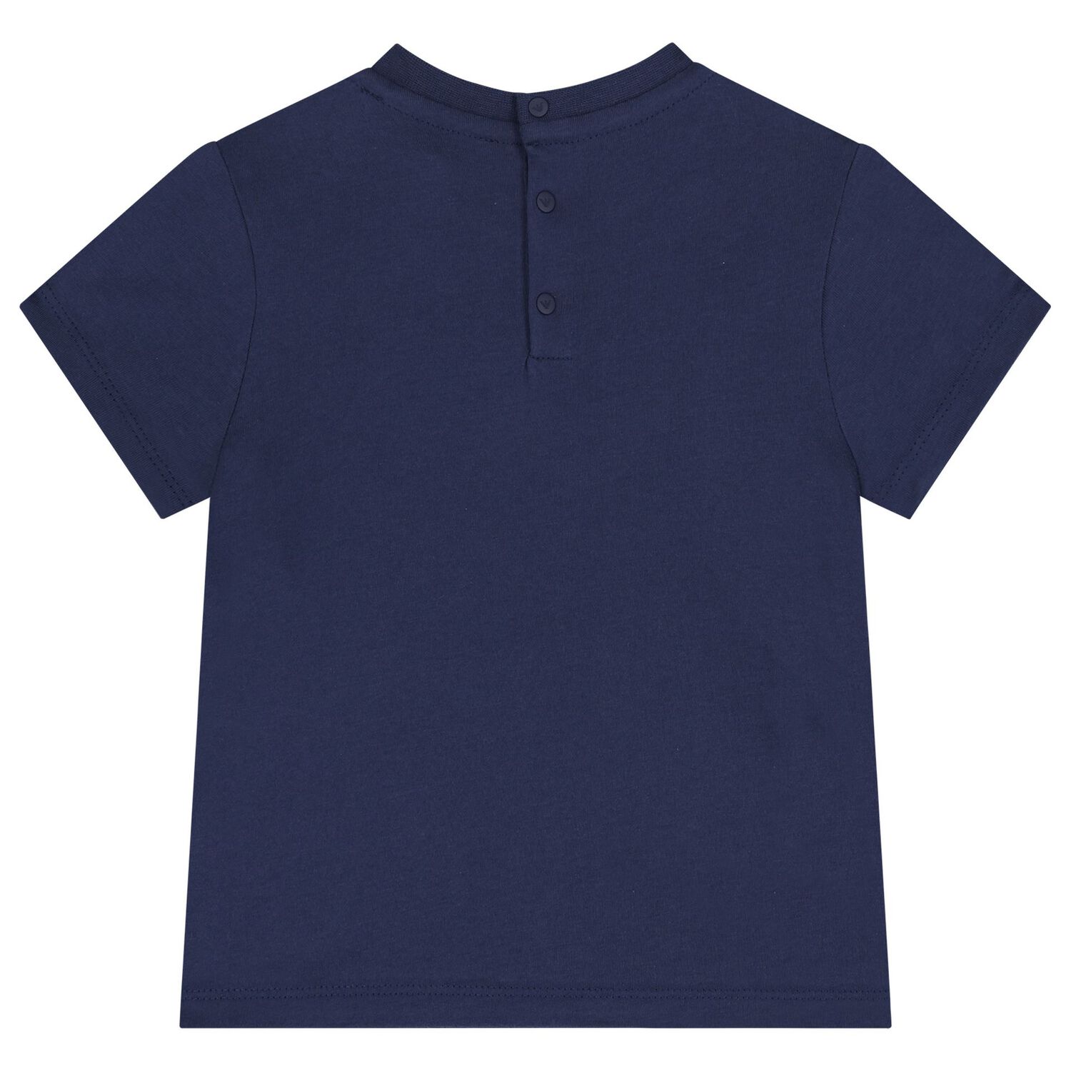 Baby Boys Navy Blue, Ivory & Orange T-Shirts (3 Pack), 1, hi-res image number null