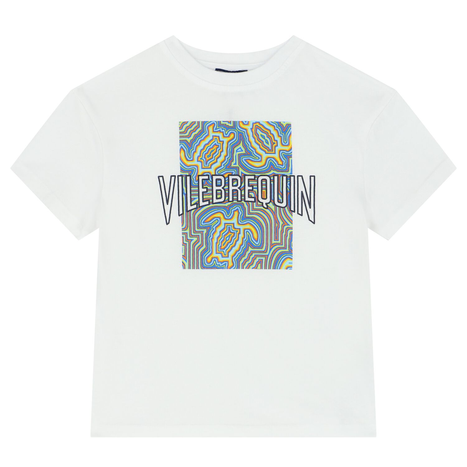 Boys White Logo T-Shirt, 1, hi-res