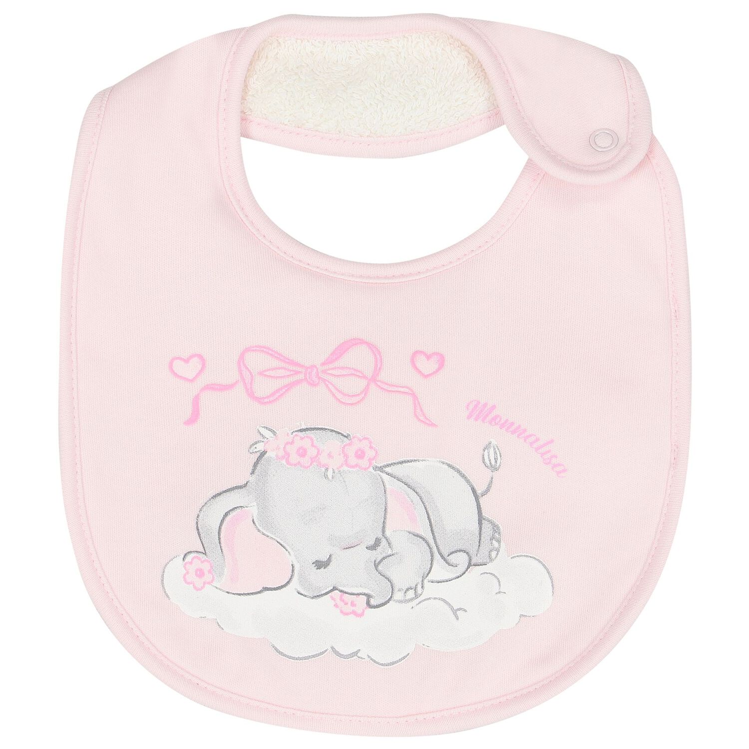 Baby Girls Ivory and Pink Babygrow Set, 1, hi-res