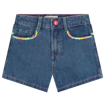 Girls Blue Denim Shorts