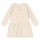 Younger Girls Beige Dress, 1, hi-res