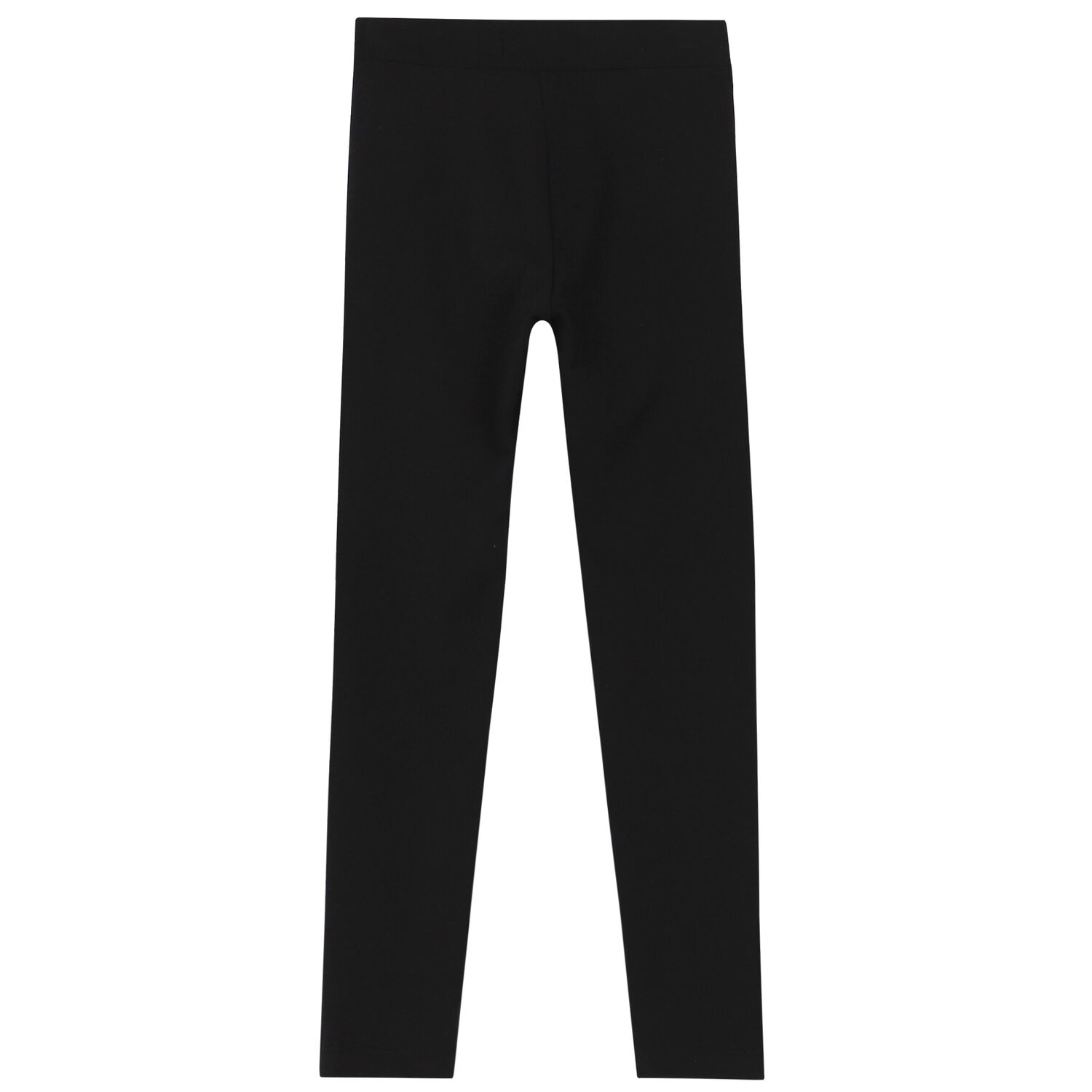 Girls Black Logo Leggings, 1, hi-res