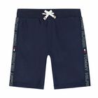 Boys Navy Logo Shorts , 1, hi-res