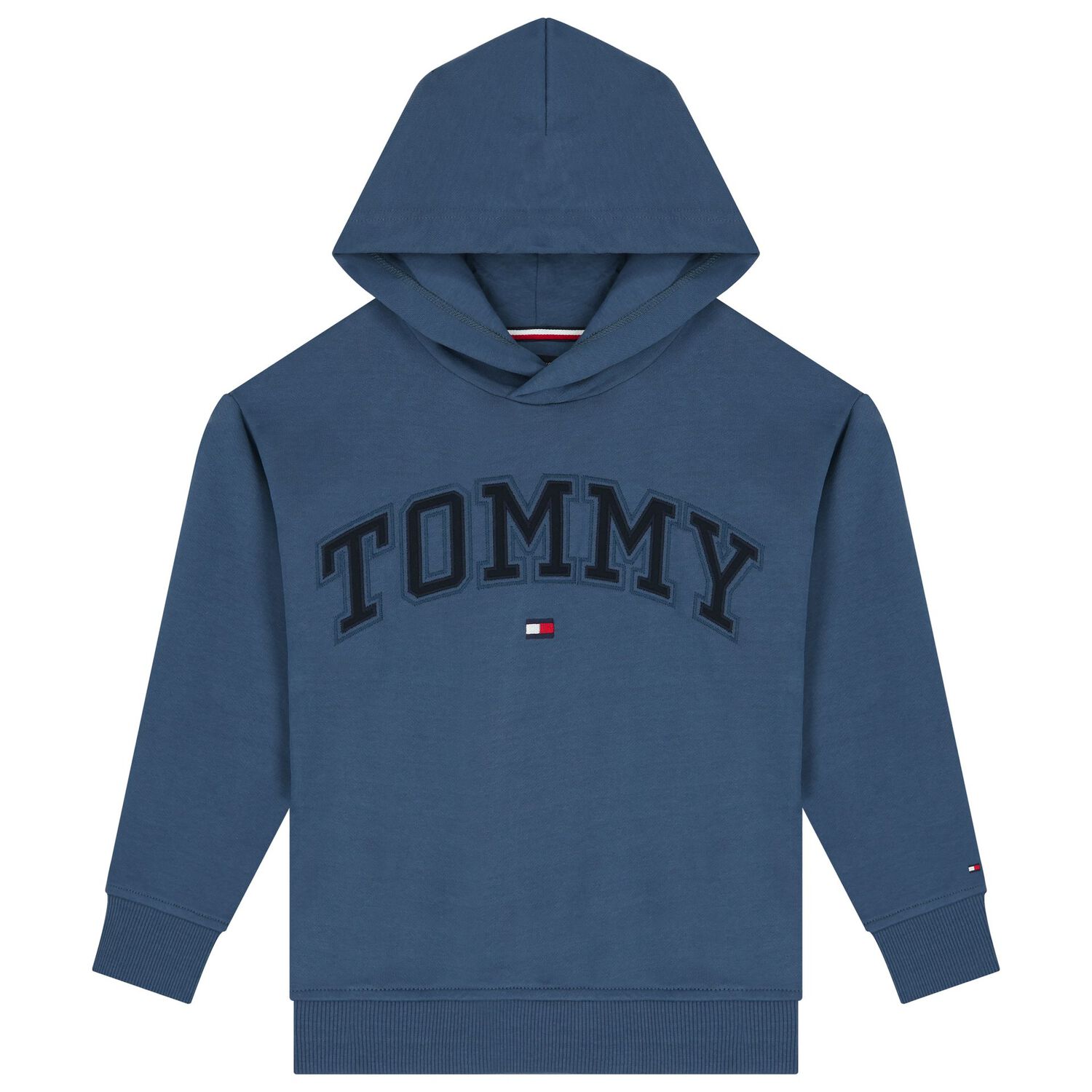 Boys Blue Logo Hooded Top, 1, hi-res image number null