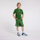 Boys Green Mini-Me Logo Polo Shirt, 2, hi-res