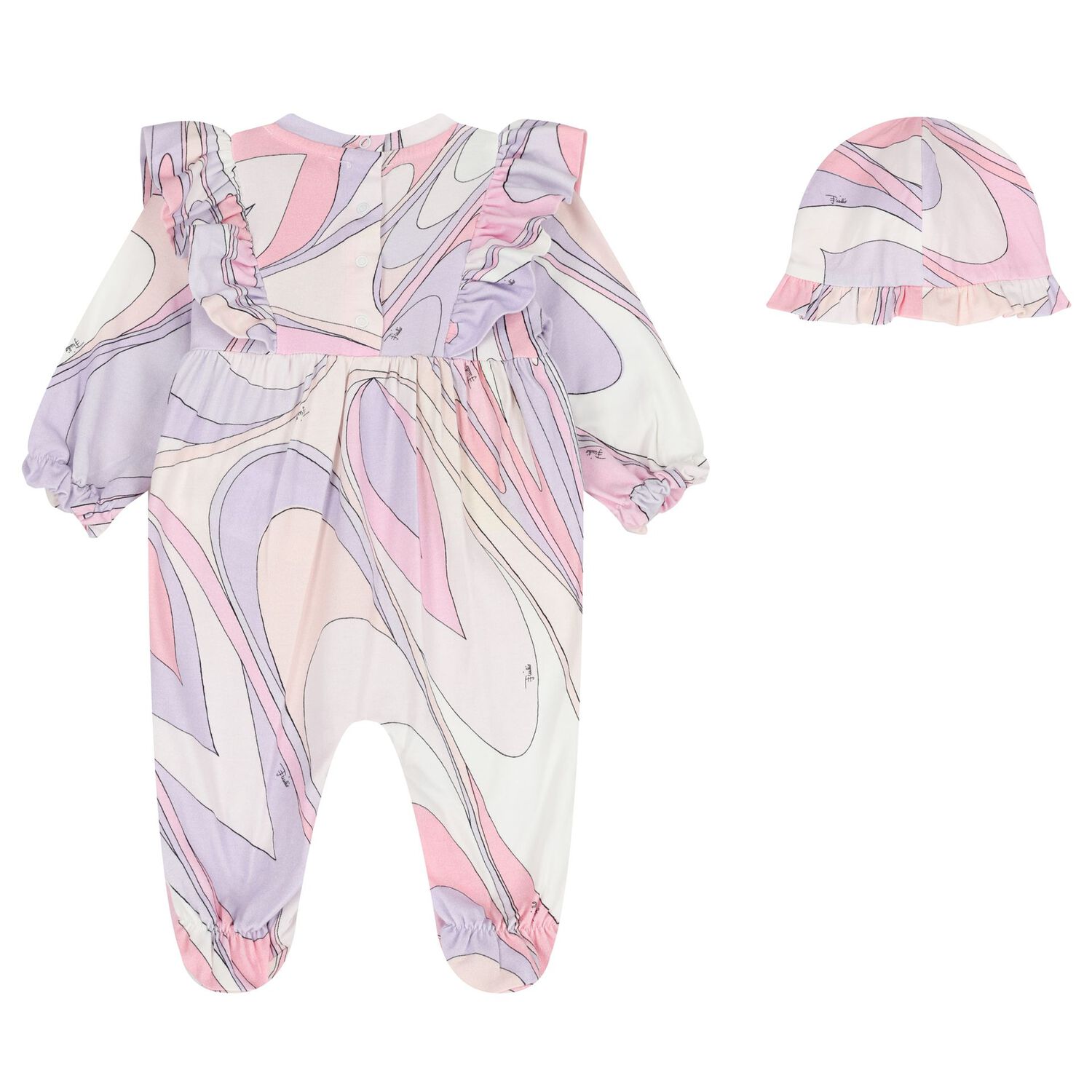 Baby Girls Pink Babygrow Gift Set, 1, hi-res