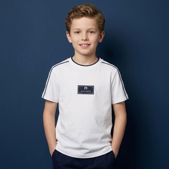 Boys White Logo T-Shirt