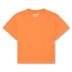 Boys Orange Logo T-Shirt, 1, hi-res