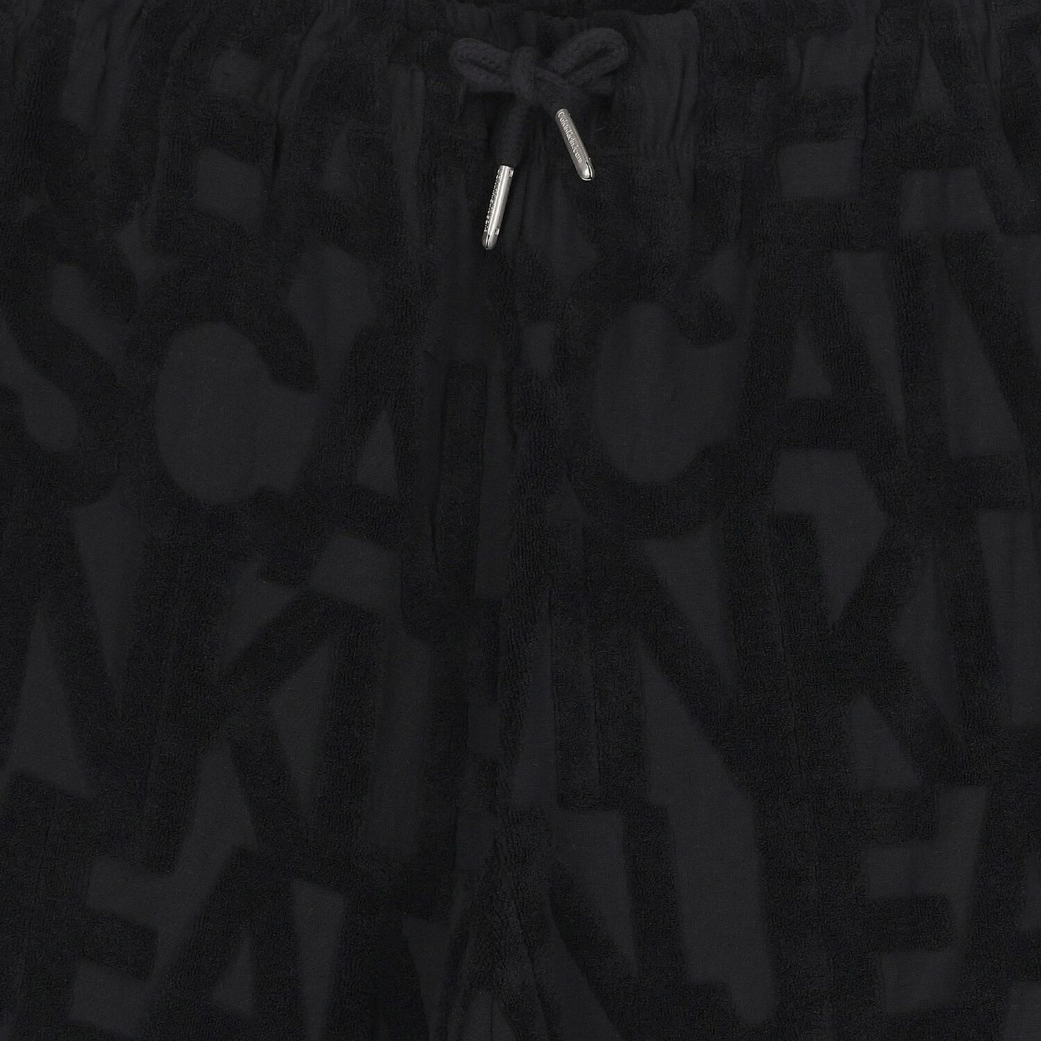 Boys Black Logo Shorts, 1, hi-res