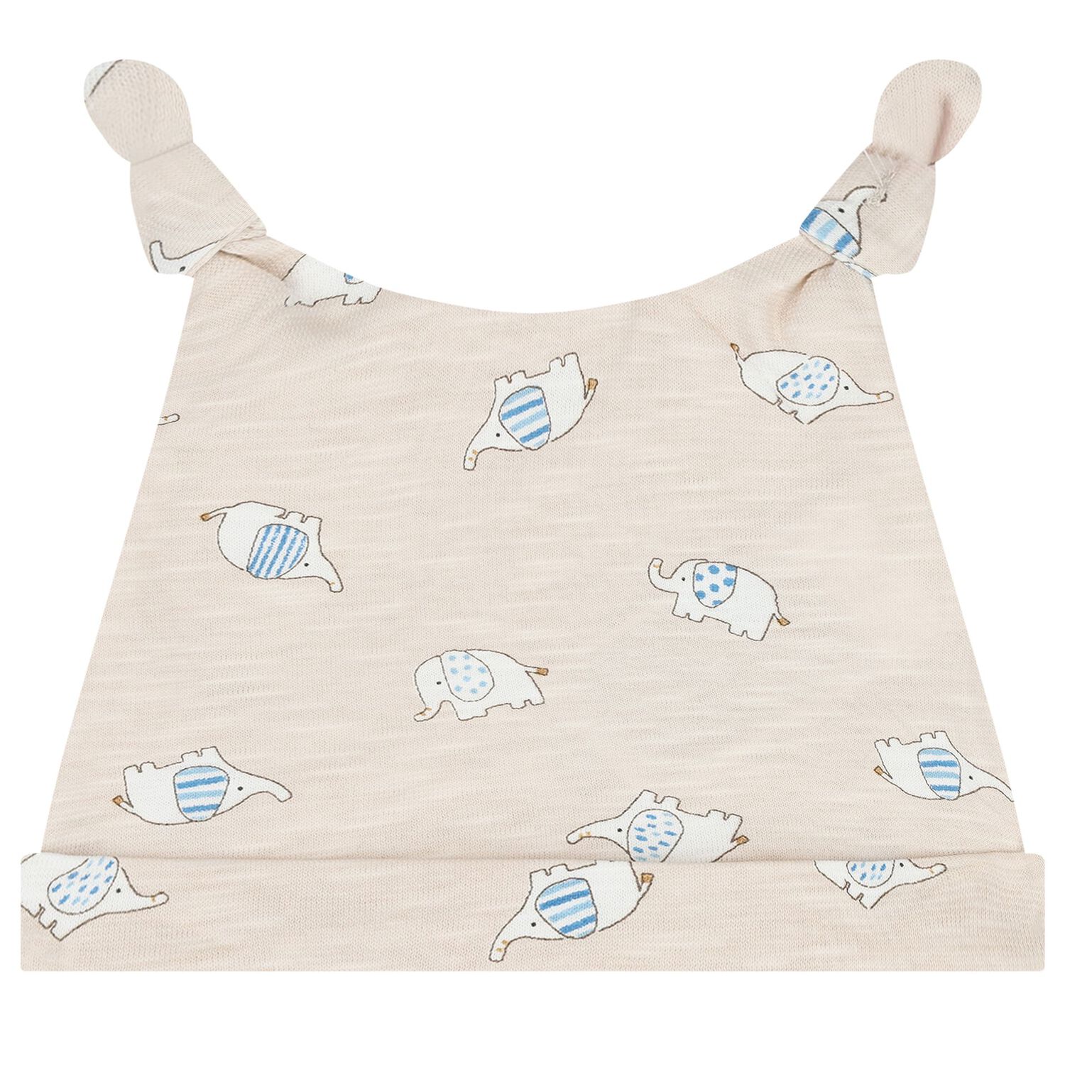 Baby Boys Beige Elephant Babygrow Set, 2, hi-res