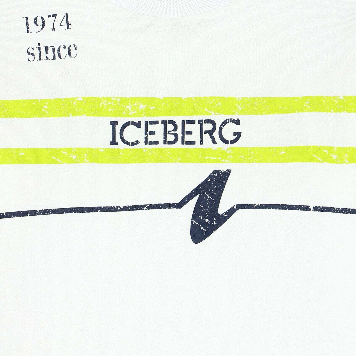 Boys White Logo Long Sleeve Top, 1, hi-res