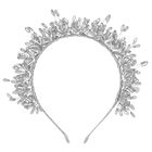 Girls Silver Embellished Headband, 3, hi-res