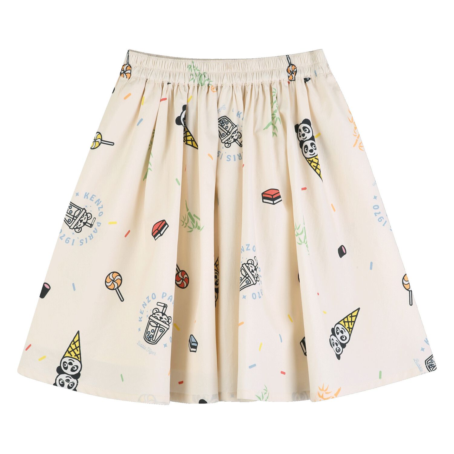 Girls Ivory Ice Cream & Candy Skirt, 1, hi-res