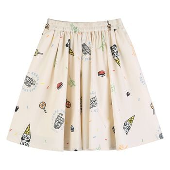 Girls Ivory Ice Cream & Candy Skirt