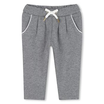 Younger Girls Grey Logo Joggers