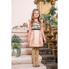 Girls Golds Special Occasion Dress, 1, hi-res