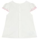 Baby Girls White & Pink Shorts Set ( 2-Pack ), 3, hi-res