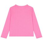 Girls Pink Long Sleeve Top, 1, hi-res