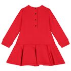 Younger Girls Red Logo Dress Set, 1, hi-res