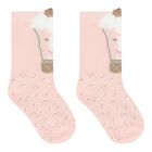 Baby Girls Pink & Ivory Socks ( 4-Pack ), 2, hi-res