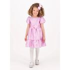 Girls Pink Tiered Dress, 2, hi-res
