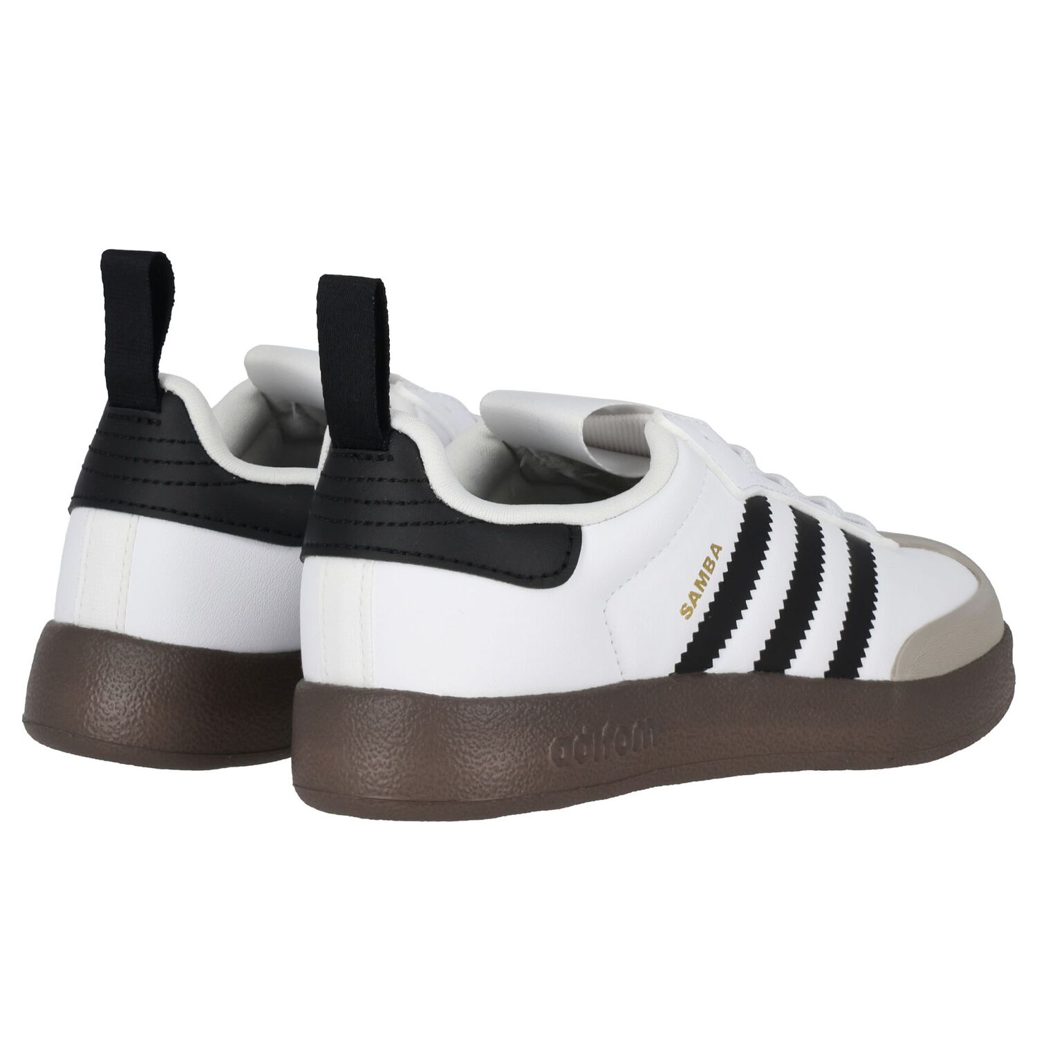 White AdiFom Samba Trainers, 1, hi-res