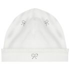 Baby Girls White Crystal Bow Babygrow Gift Set, 1, hi-res