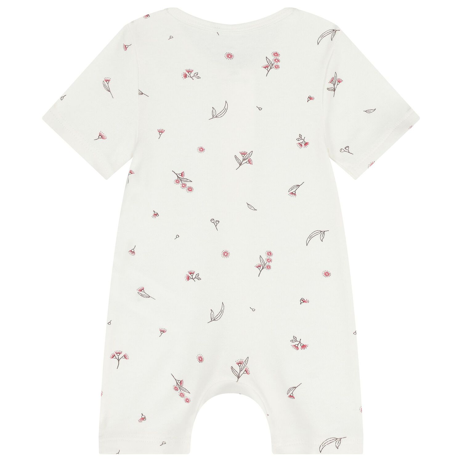Baby Girls White & Pink Rompers ( 2 Pack ), 1, hi-res