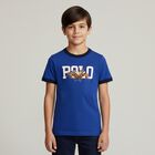 Boys Blue Logo T-Shirt, 1, hi-res