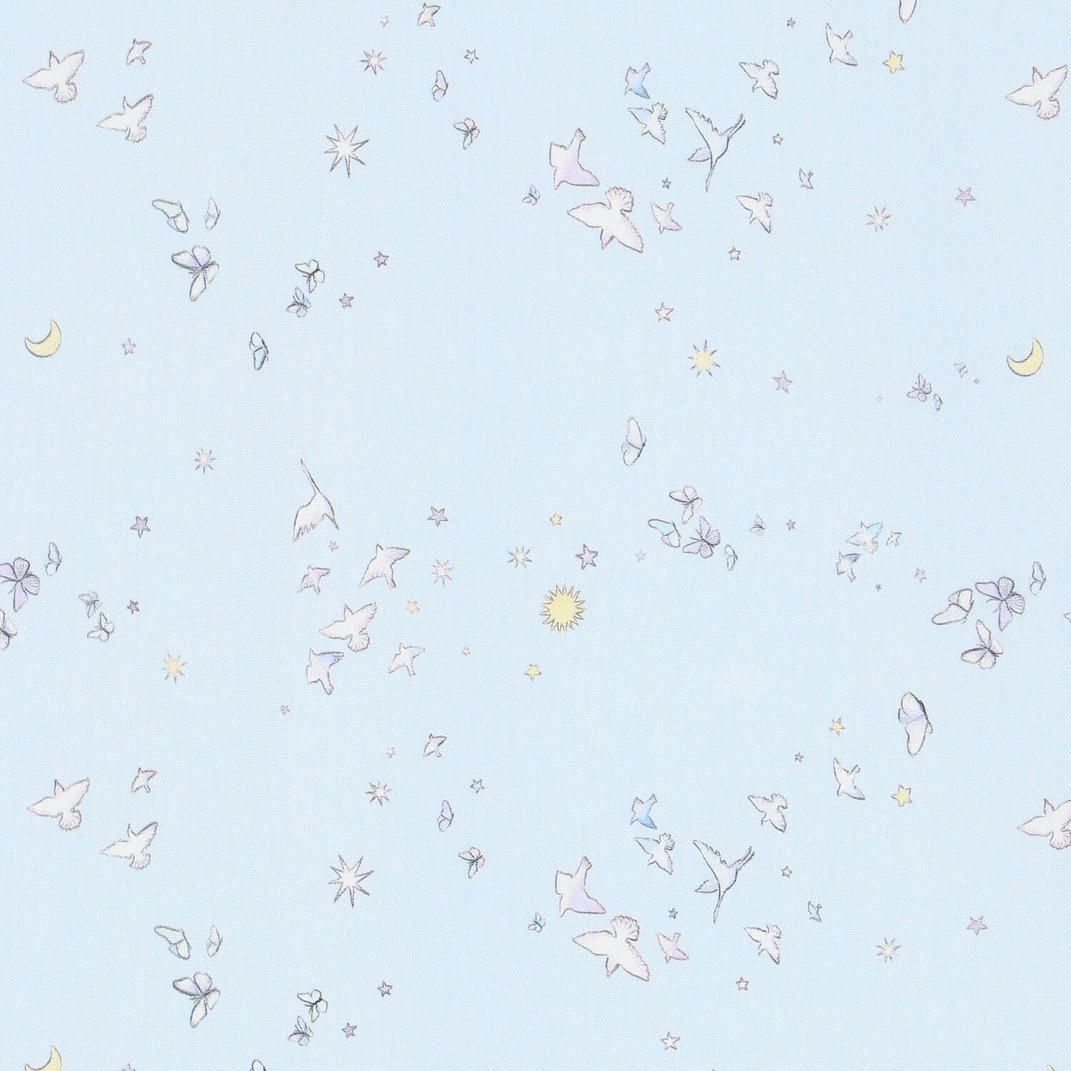 Baby Boys Blue Bird & Butterfly Blanket, 1, hi-res image number null