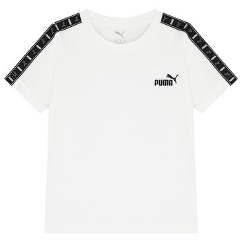 Boys White Logo T-Shirt