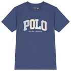 Boys Blue Logo T-Shirt, 1, hi-res