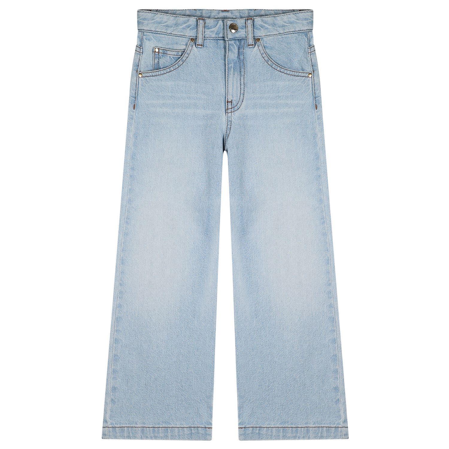 Girls Mini Me Blue Denim Jeans , 1, hi-res