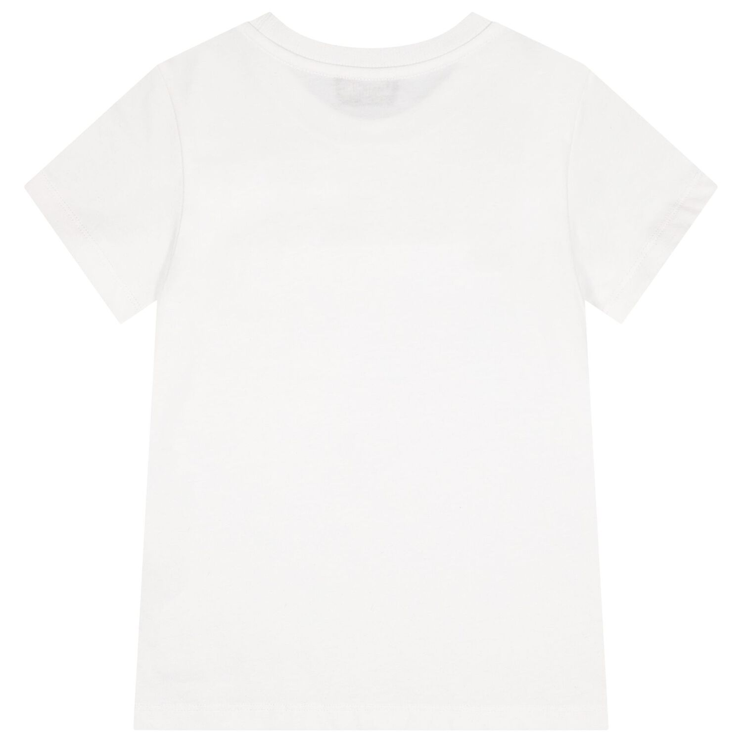 White Teddy Bear Logo T-Shirt, 1, hi-res