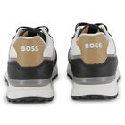 Boys Multi-Coloured Logo Trainers, 1, hi-res