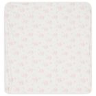 Baby Girls Ivory & Pink Teddy Bear Blanket, 2, hi-res
