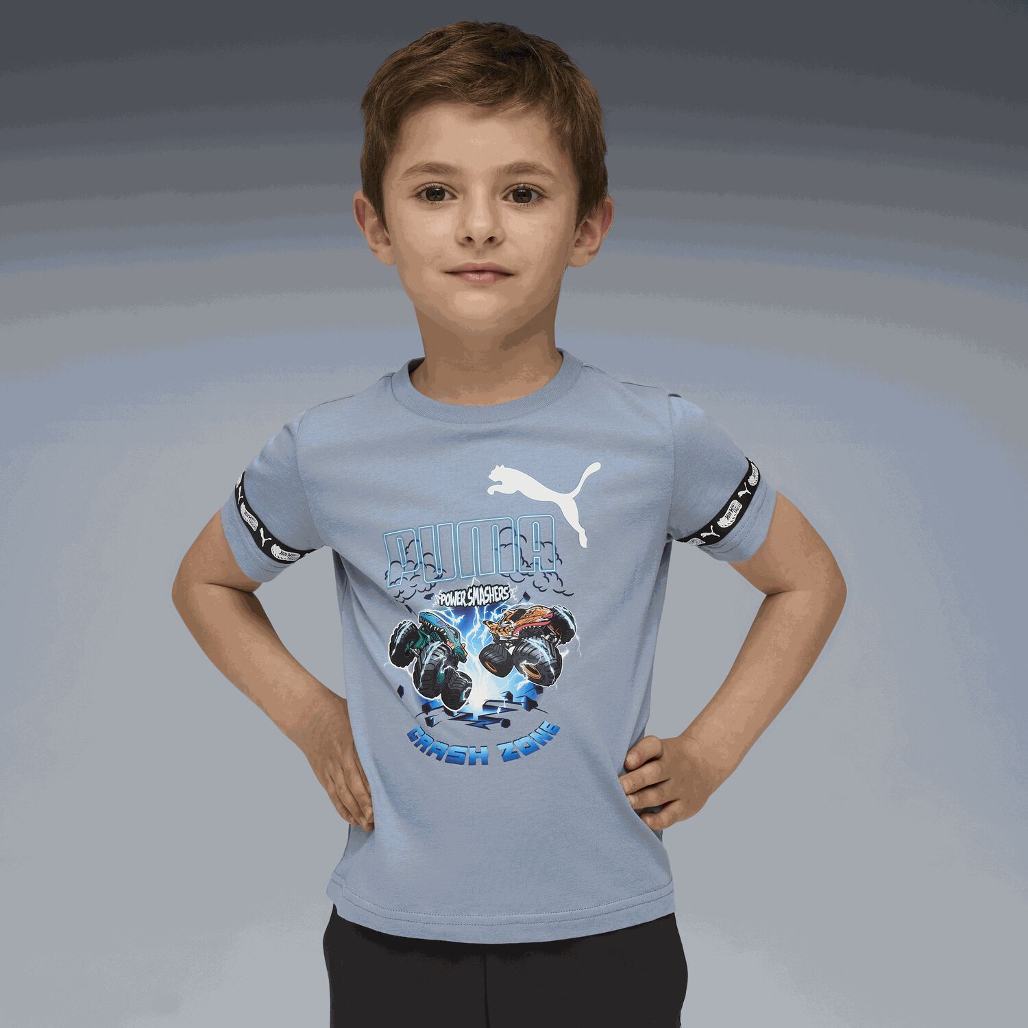 Boys Blue Hot Wheels Graphic T-Shirt, 3, hi-res