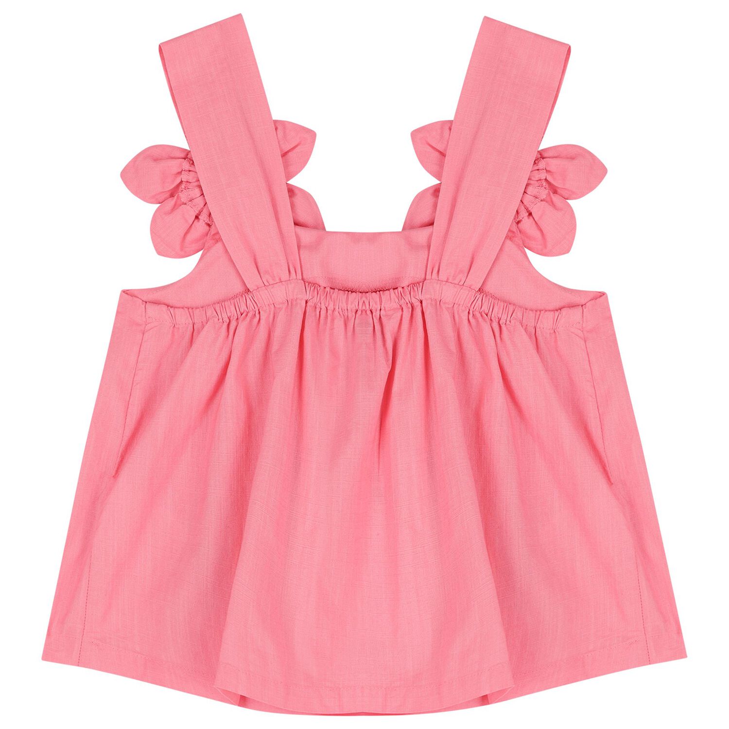 Girls Pink 3D Flower Trousers Set, 1, hi-res