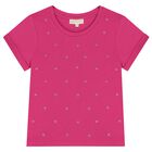 Girls Pink Logo T-Shirt, 3, hi-res