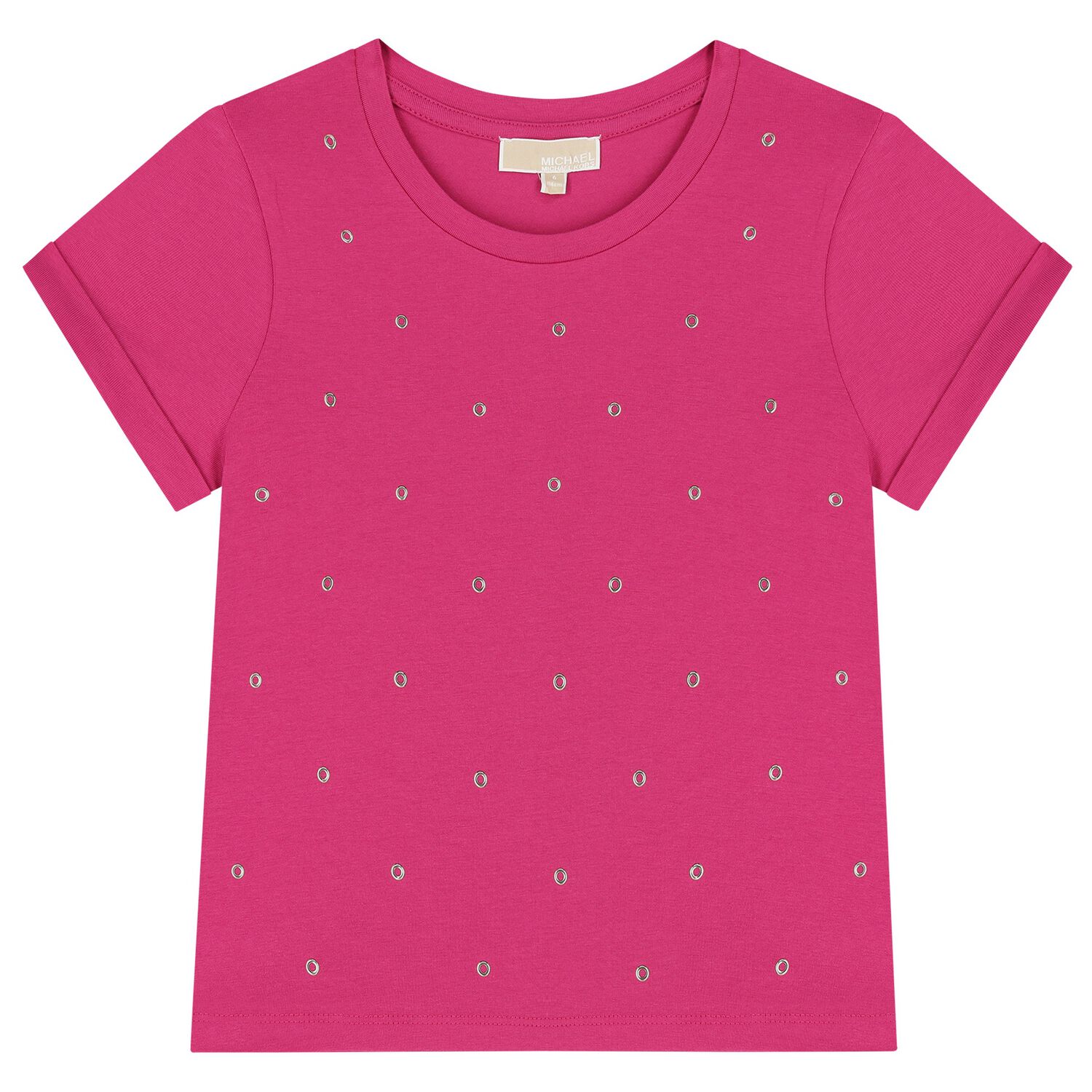 Girls Pink Logo T-Shirt, 3, hi-res