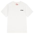 Boys White Logo T-Shirt, 1, hi-res