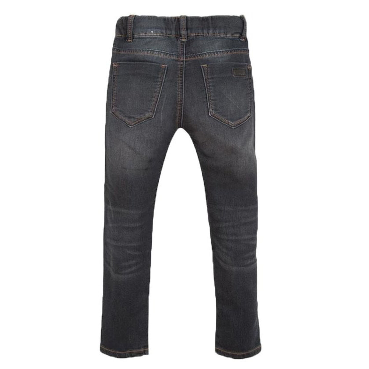 Boys Dark Grey Denim Jeans, 1, hi-res