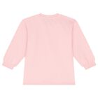 Younger Girls Pink Teddy Bear Logo Dress, 3, hi-res