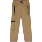 Boys Beige Logo Joggers, 1, hi-res